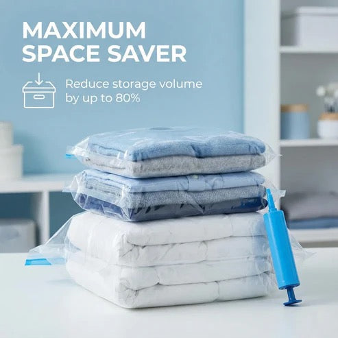 Vacuum Compression Storage Bags ( 5 Pieces Set )
